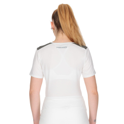 Футболка женская HEAD Club 22 T-Shirt W 814431-WHDB-S, размер S