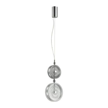 5416/13LA L-VISION ODL_EX23 144 хром/серый/св.серый металл/стекло Подвес LED 13W 4000K CARAMELLA