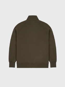 Свитшот на молнии C.P. Company Diagonal Raised Half Zip Ivy Green