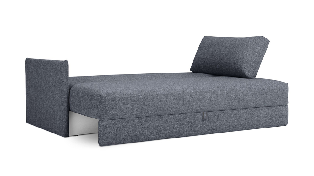 Диван Коя Лайт Strong Plus 10 208*94*80 см, Серый Рогожка Еврокнижка Фиеста