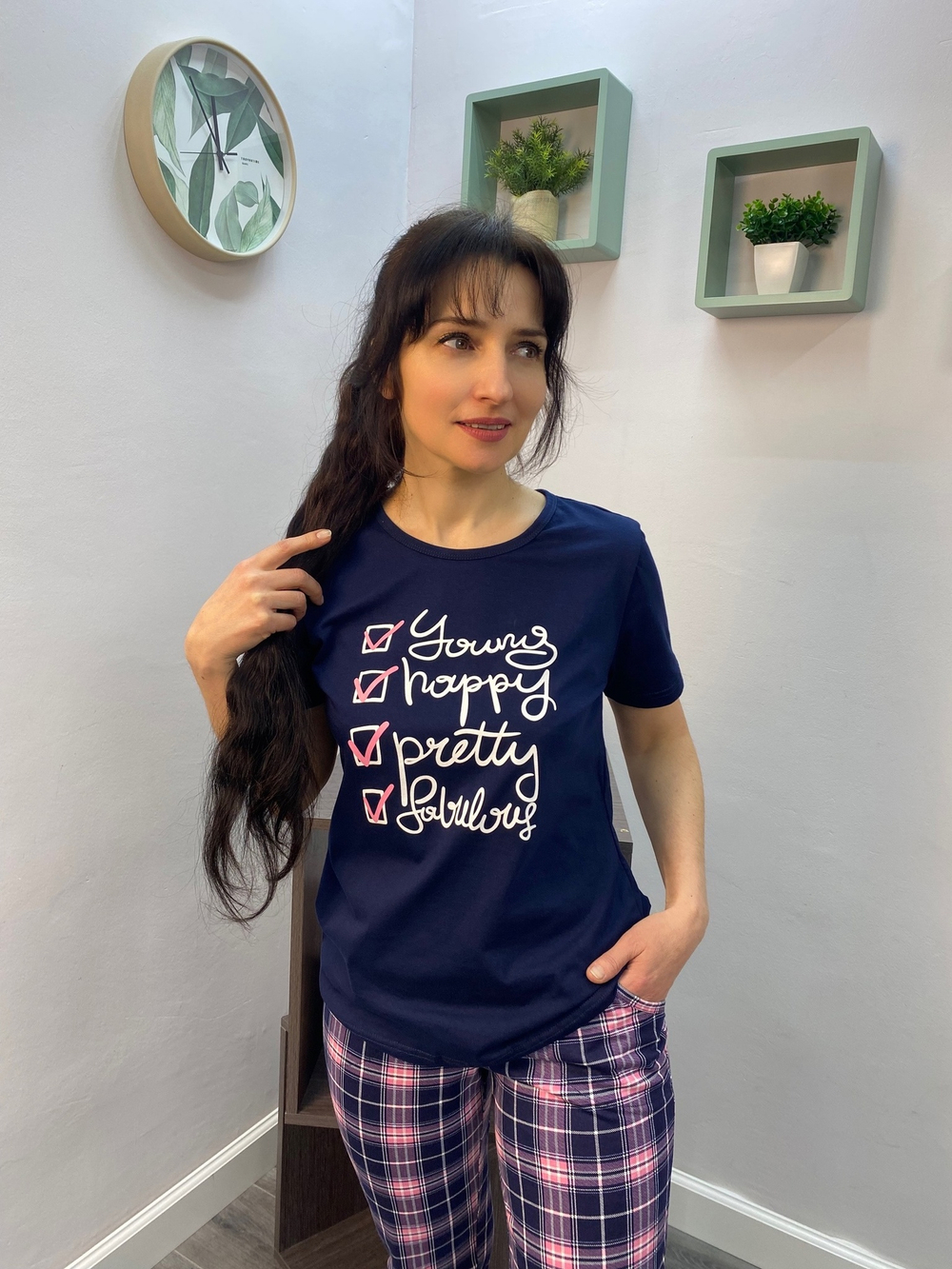 Пижама женская "Пинк К.П" брюки (99)