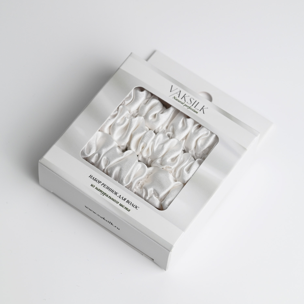 Набор резинок для волос "Medium" айвори