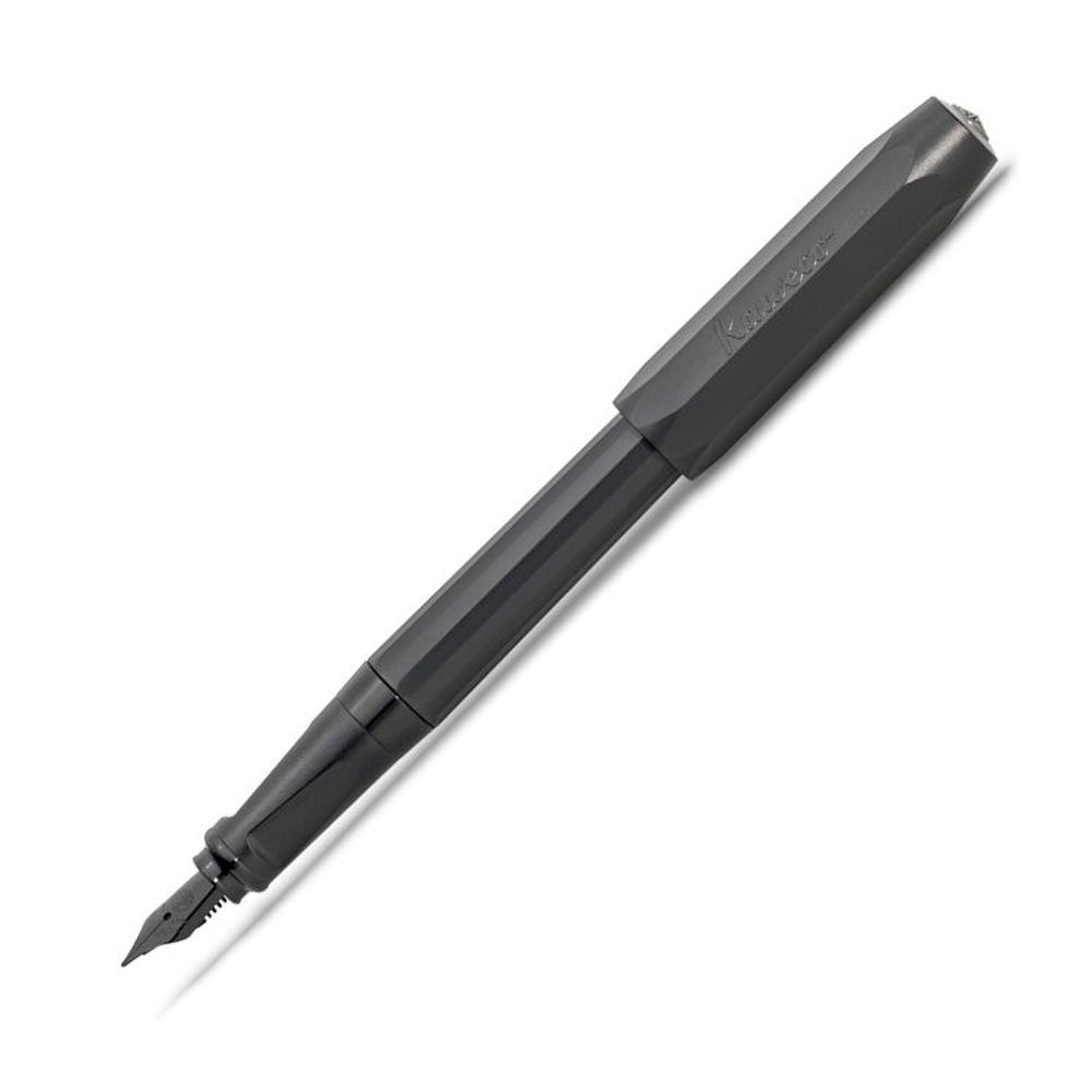 Перьевая ручка KAWECO PERKEO All Black черная с пером М (10001817)