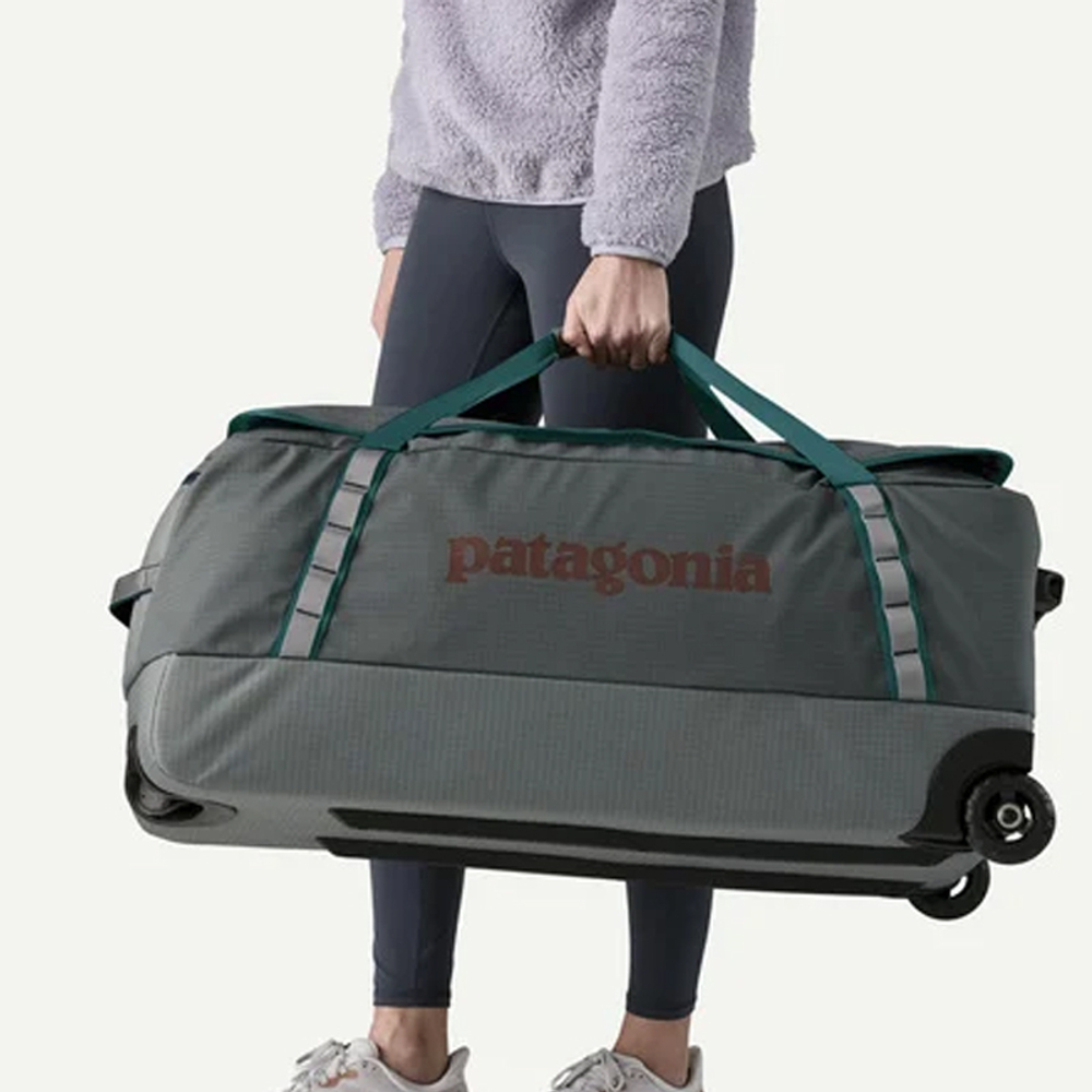 Patagonia Recycled Polyester Plain Weave Trolley Bag 28 Inch Unisex Gray