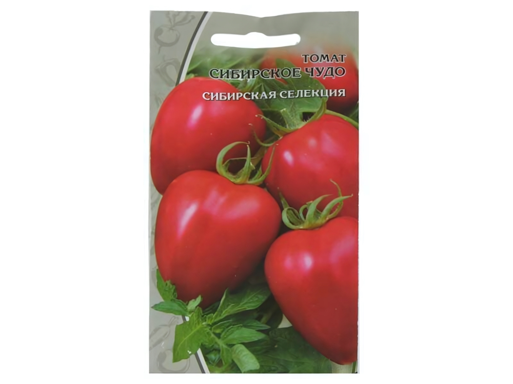 ТОМАТ Сибирское чудо среднеспелый (0,05г) Цв.пак (10шт)