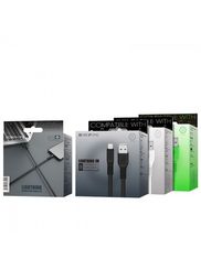 USB КАБЕЛЬ BX5 FLASHSYNC LIGHTNING USB CABLE ЦВЕТ:БЕЛЫЙ