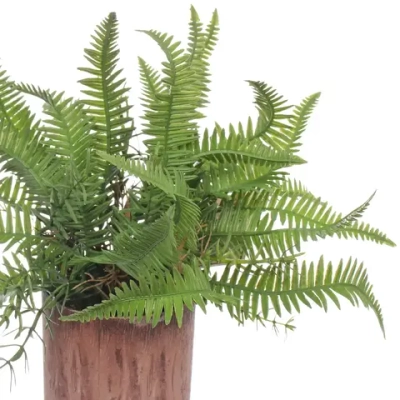 Цветок искусственный в горшке «Гинкго» 16см