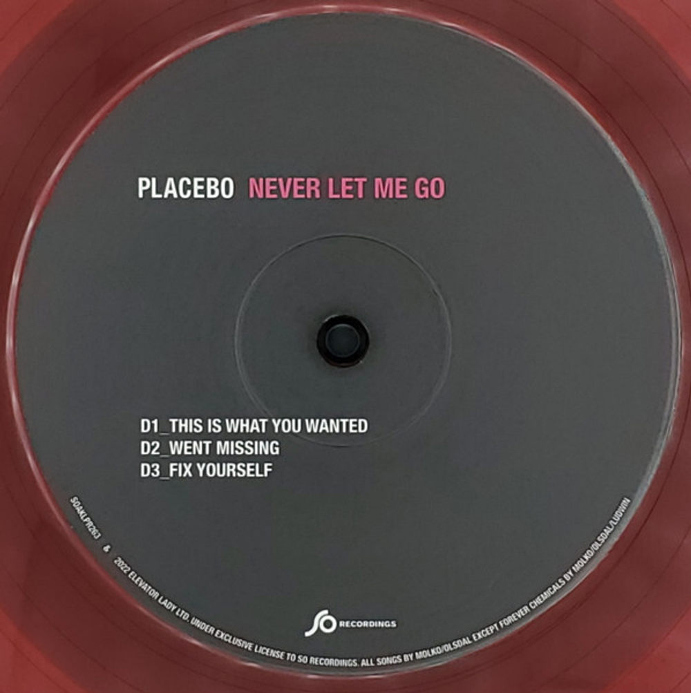 Placebo / Never Let Me Go (Coloured Vinyl)(2LP)