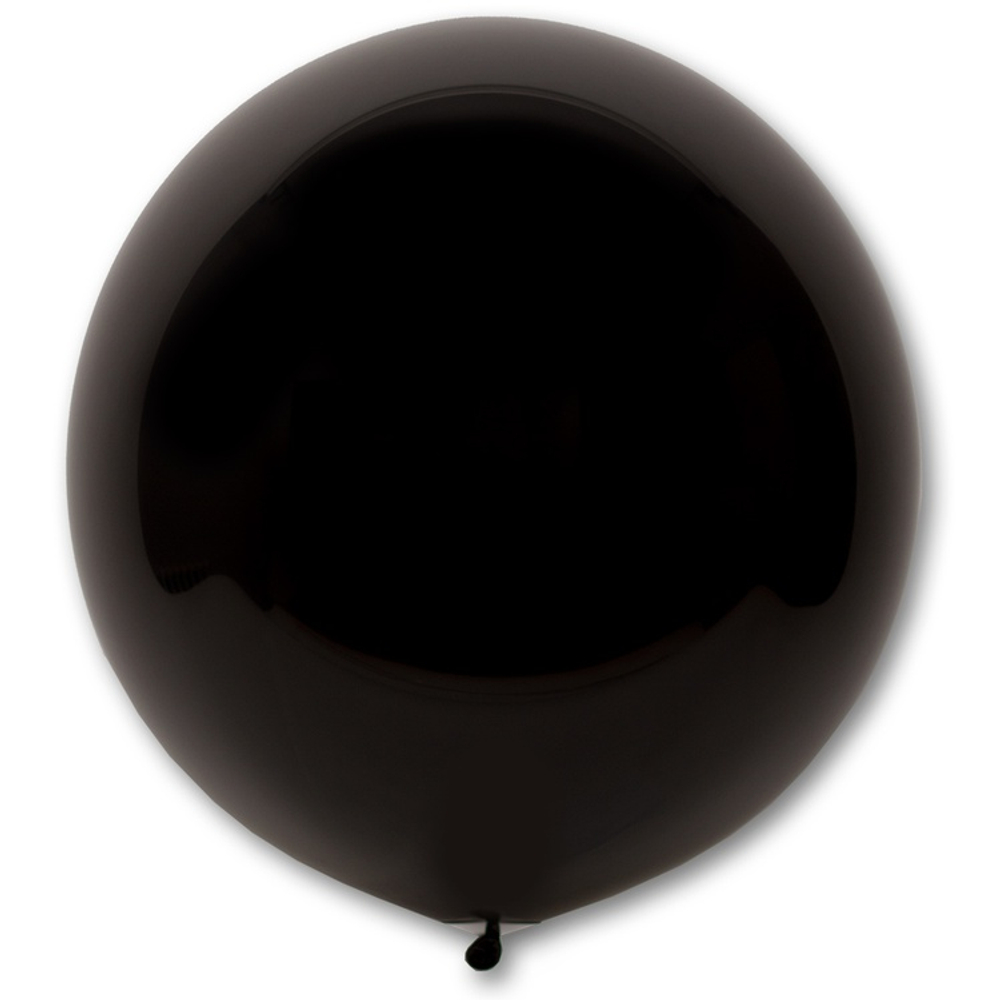 Шар латексный Фэшн 61 см (Черный)