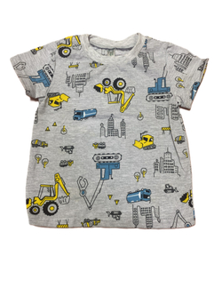 Футболка на мальчика из кулирки (100% хлопок) на рост 86 см