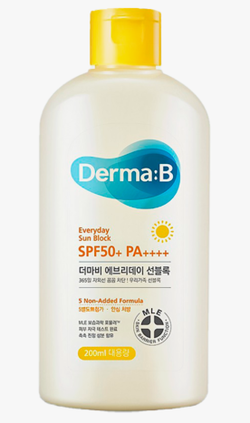 Derma:B Sun Block солнцезащитный лосьон для лица и тела SPF 50+ PA++++ 200мл