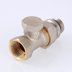 Клапан настроечный прямой 1/2" с дополнительным уплотнением