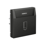 ARTGALLERY ВЫКЛЮЧАТЕЛЬ карточный 10А, без задержки времени, быстр.клемм., БАЗАЛЬТ