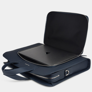 Мужская сумка Grande Ambassadeur из кожи теленка, цвета синий