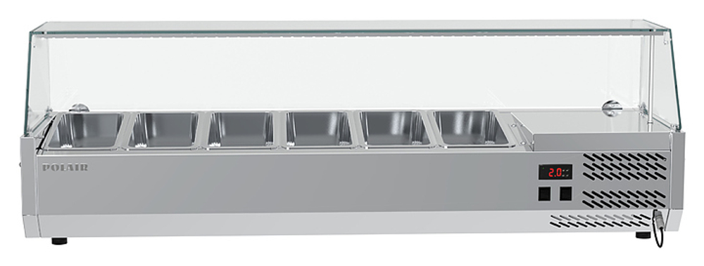 Витрина холодильная POLAIR VT2vEN 1/3 (6х GN 1/3)