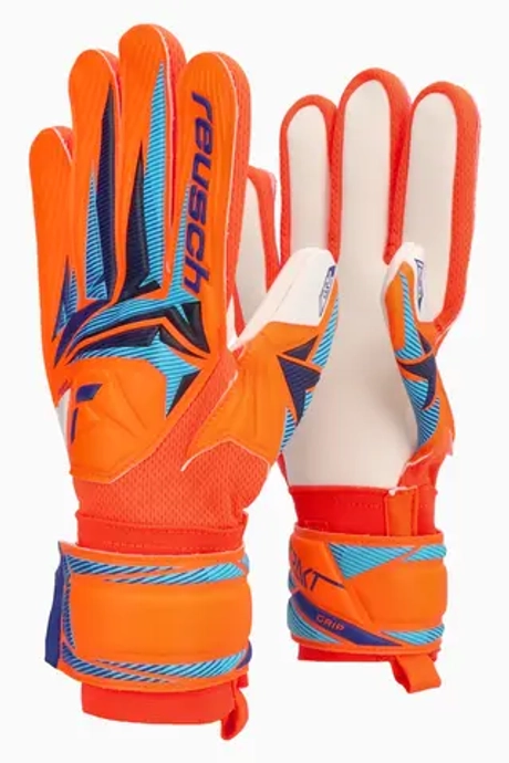 Вратарские перчатки Reusch Attrakt Grip Junior - оранжевый
