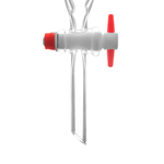 Воронка делительная грушевидная, 5000 мл, шлиф 29/32, с PTFE краном и пробкой