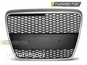 Решетка радиатора RS-TYPE MATT SILVER для Audi A6 C6