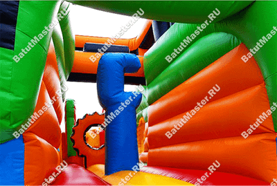 Коммерческий надувной батут "Трактор"