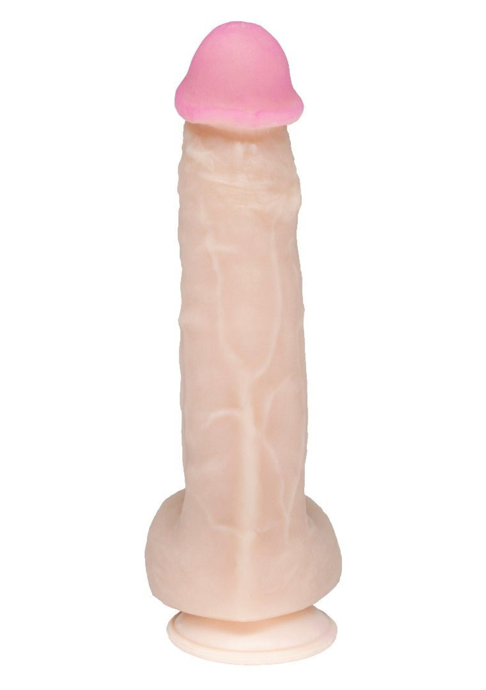Фаллоимитатор-ультрареалистик из неоскин - 24,5 см. (Цвет: телесный)