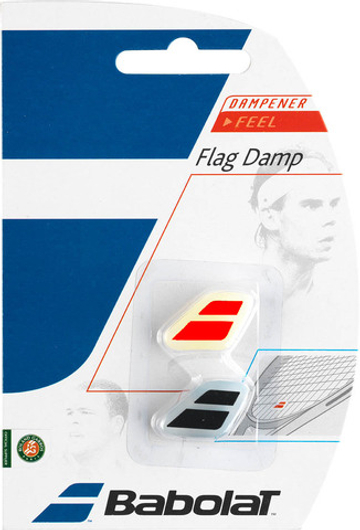 Виброгаситель теннисный Babolat Flag Damp - black/fluored