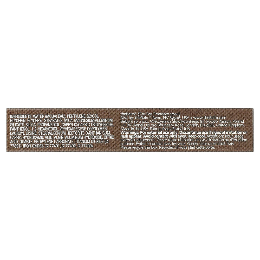 theBalm Cosmetics, It's A-Brow Time!®, гель для бровей, коричневый, 3,6 мл (0,12 жидк. унции)