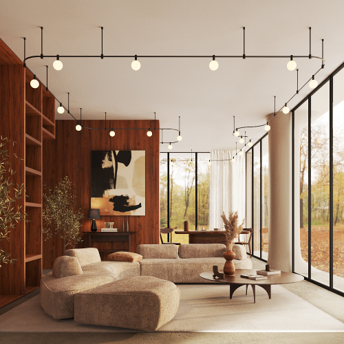 Магнитный трековый светильник Maytoni Luna TR208-1-5W3K-B