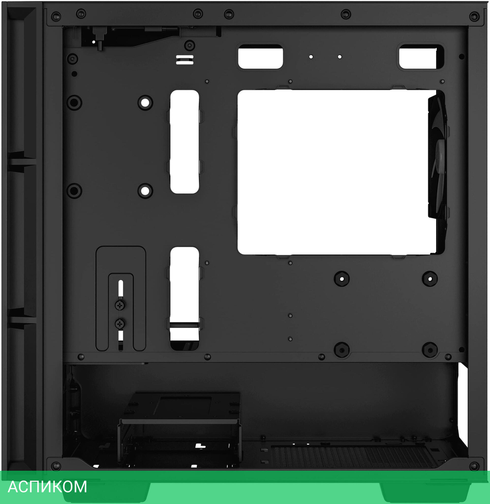 Корпус DeepCool CH360 mATX без БП Black (R-CH360-BKAPE3-G-1)