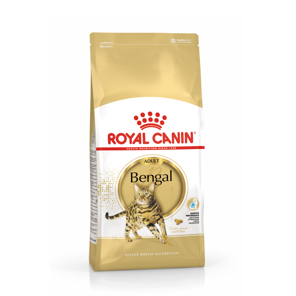 Royal Canin Bengal Adult Корм сухой сбалансированный для взрослых бенгальских кошек старше 12 месяцев 2 кг