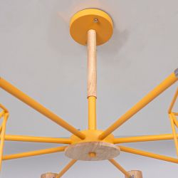 Потолочная люстра CORF B3 Yellow 8 lamps