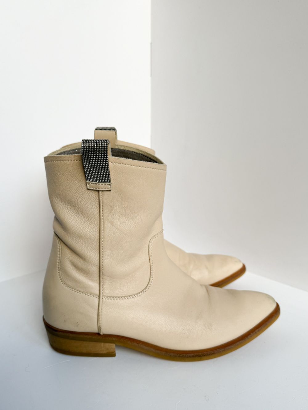 Кожаные полусапожки Brunello Cucinelli, 33