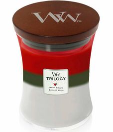 Зимняя гирлянда, ароматическая свеча, WoodWick