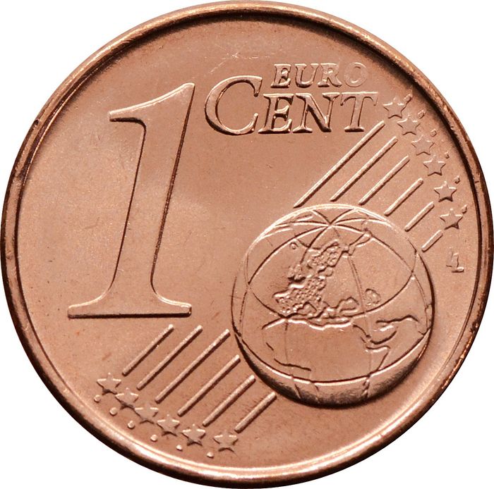 1 евроцент 2002 Греция (1 euro cent)