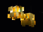 Pendant design lamp  1000 Karat Blau by Ingo Maurer by Ingo Maurer