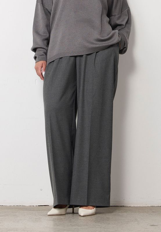 Брюки со стрелками; серый