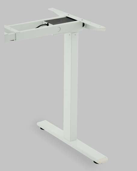 Подстолье для стола с электроприводом и регулировкой высоты, 2 мотора, память 3 уровня высоты, белый