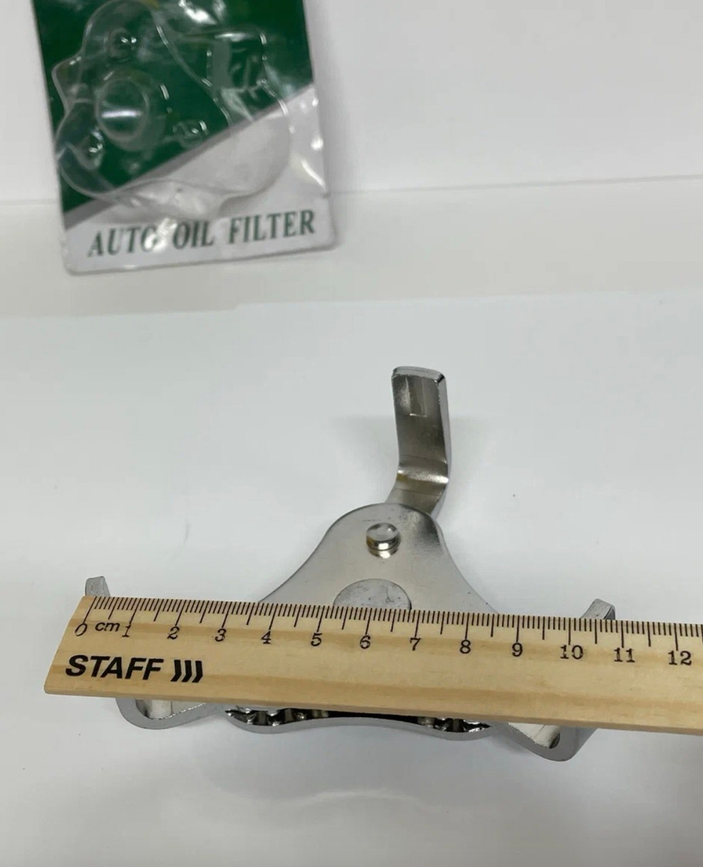 Съемник масляного фильтра плоский КРАБ, 63-102 мм, плоский зажим, в блистере (1 шт.)