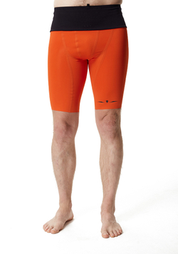 ТАЙТСЫ КОРОТКИЕ С ПОЯСОМ МУЖСКИЕ SFA SHORT TIGHT | TANGERINE