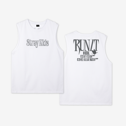 Мерч Stray Kids SLEEVELESS TOP - RUN IT (майка)