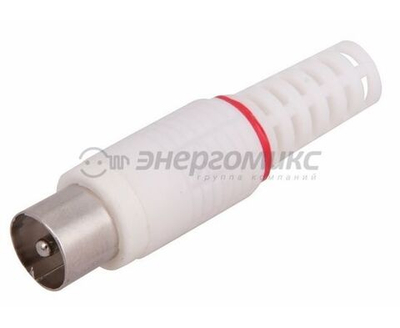 Разъем PROconnect, штекер TV, без пайки, белый (05-2041-2) 2 шт.