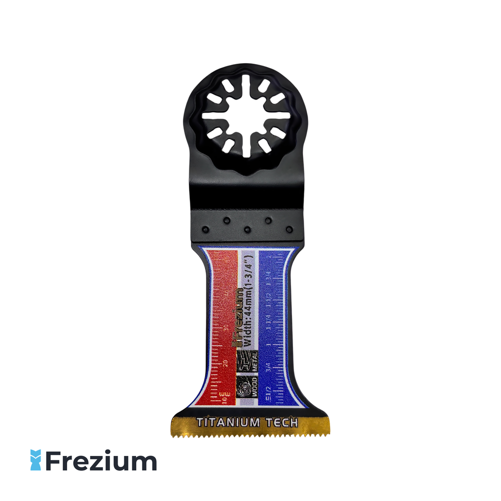 Насадка биметалл "Frezium" с титантовым покрытием по дереву и металлу для реноваторов Bosch, Makita, Fein 44x50 мм
