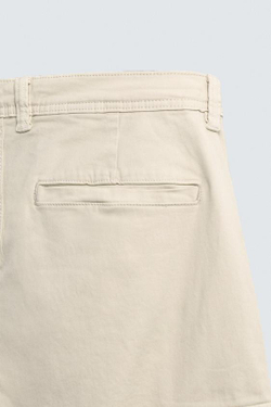 ZARA БРЮКИ КАРГО RELAXED FIT, КАМЕННО-СЕРЫЙ