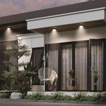 216974 Светильник URBANO CYL LED 20W 1480LM 115G ЧЕРНЫЙ 4000K IP65