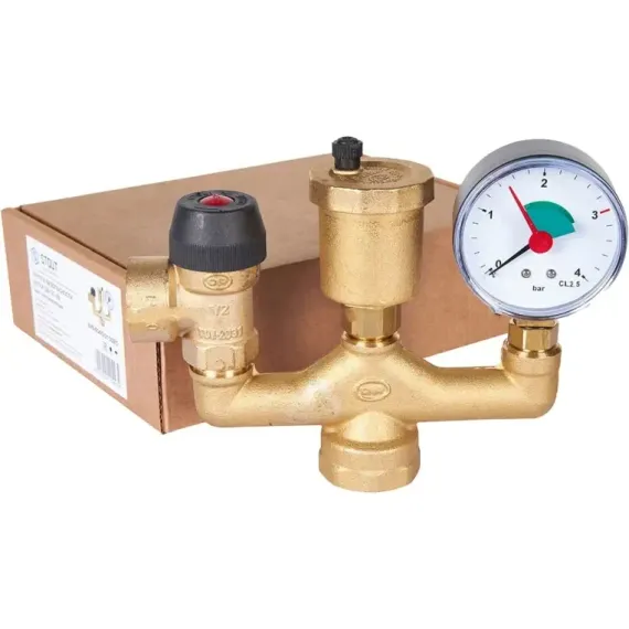 Группа безопасности котла STOUT 1&quot; до 50кВт 3 бар 503.525 37559