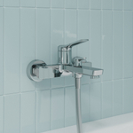 Смеситель для ванны 35к IDDIS PARSB02i02WA "Parker" без душ. аксессуаров, ХРОМ