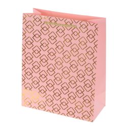 GAEM Пакет подарочный M (бумага 210г/м2, блок микс 12шт), L26 W12 H32 см, 4в.