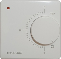 Терморегулятор механический «Теплолюкс» LC 001 белый