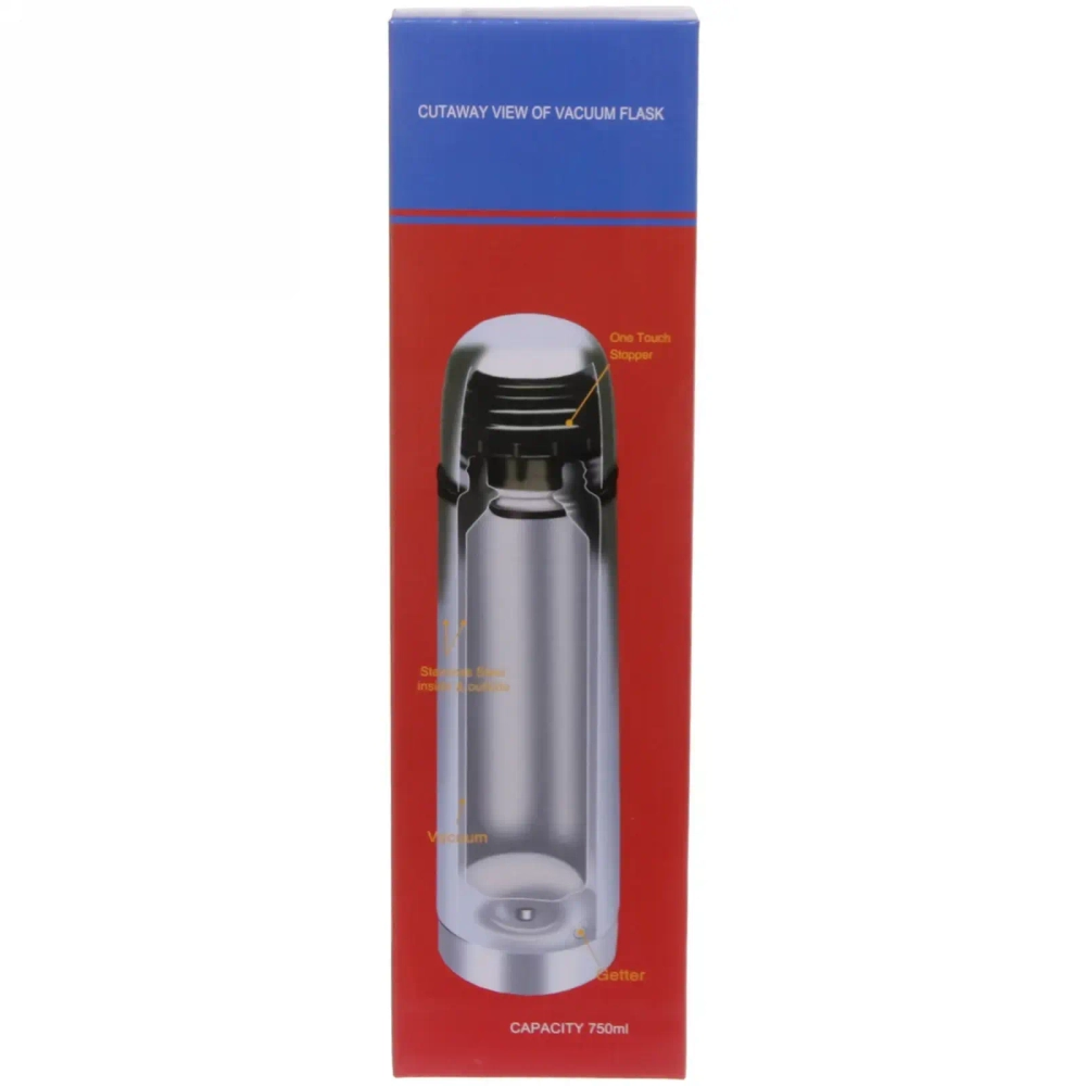 Термос металлический 750мл в чехле «Хаки»