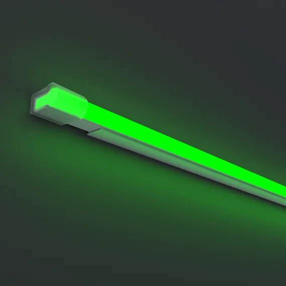 Гибкий неон 25х13 220В 8Вт/м Зеленый IP65 50м Led Strip 201234