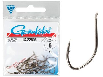 Крючки Gamakatsu LS-2260B HOOKS BRONZE разм. 06 25шт.